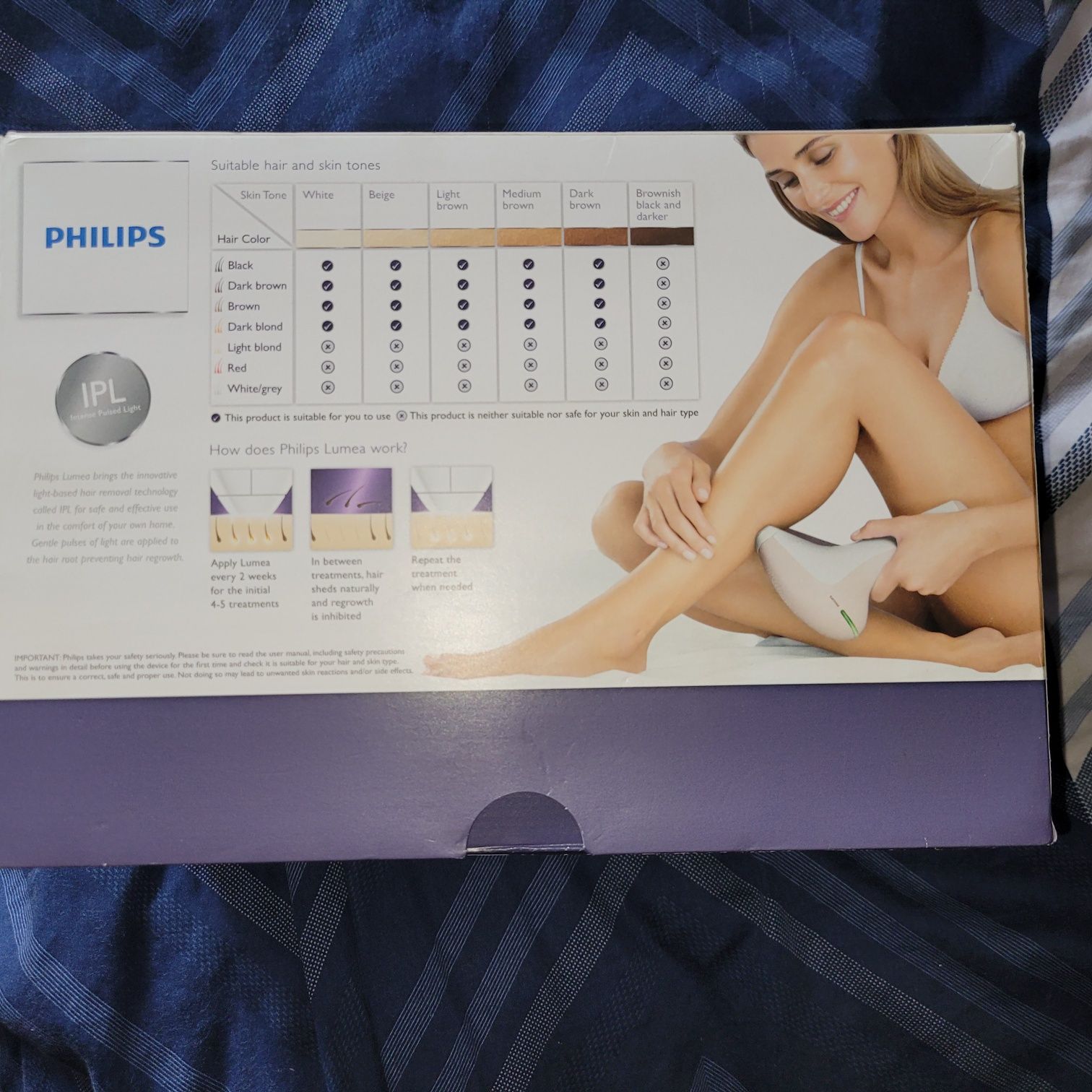 Depilator philips lumea