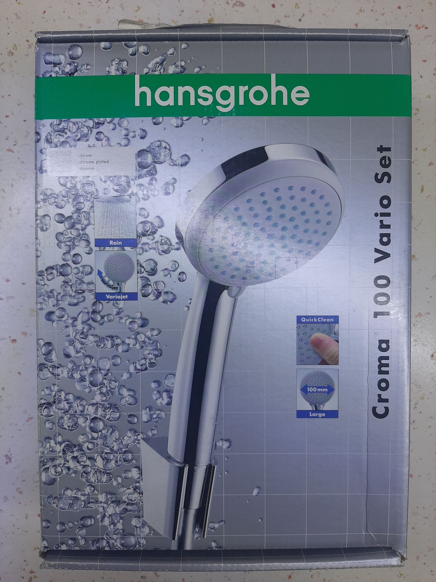 Нова душова лійка на 4 режими Hansgrohe