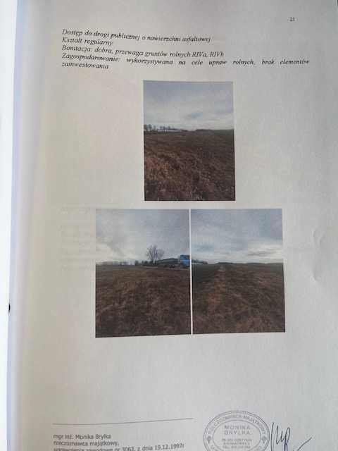 sprzedaż działek rolnych powiat płocki pow. 25 ha