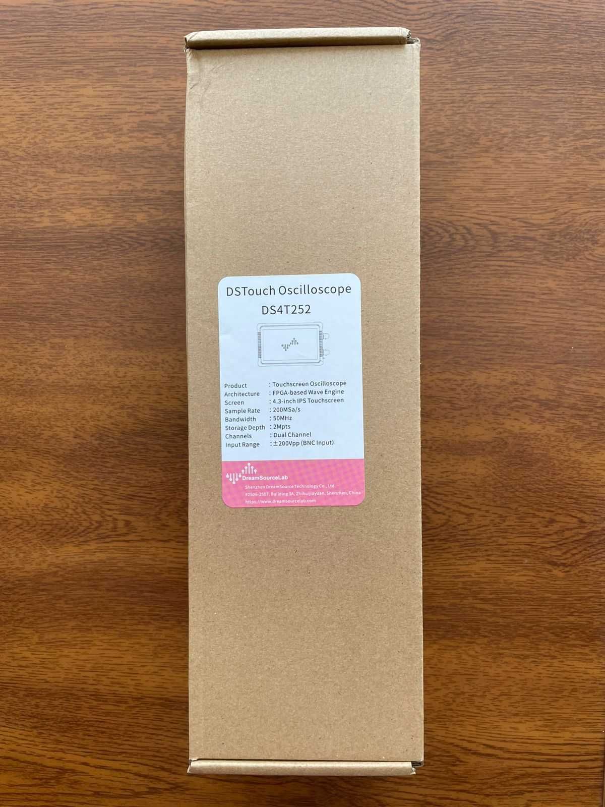 Цифровой портативный осциллограф DreamSourceLab DS4T252 FFT +декодер