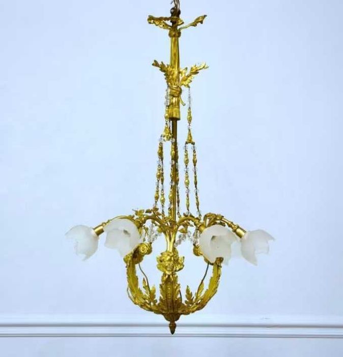 Антикварна люстра, готика, Ар-нуво, модерн