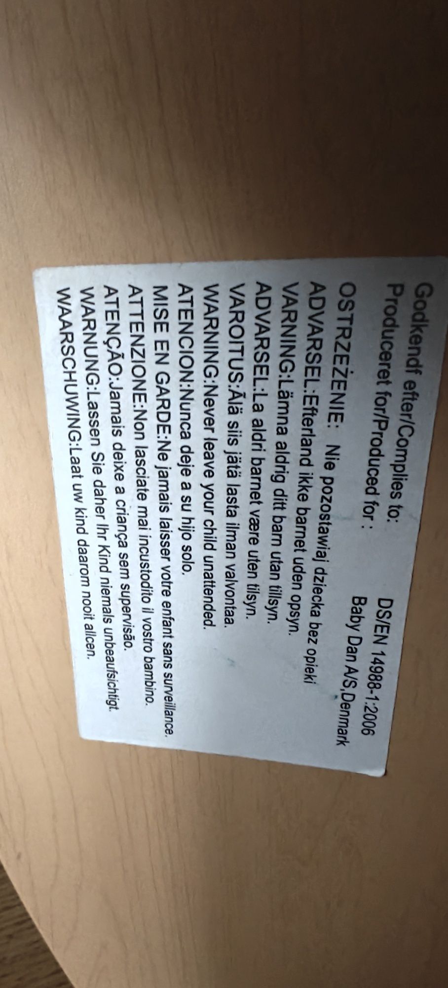 Krzesło Baby Dan stan bardzo dobry -