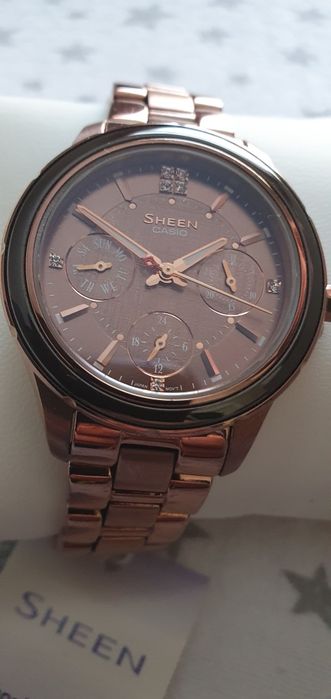 Casio Sheen 3508BR z kryształami Swarovskiego