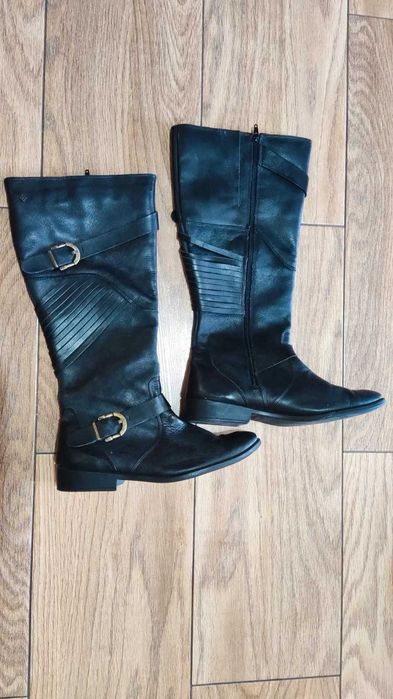 Bota cano longo couro legítimo