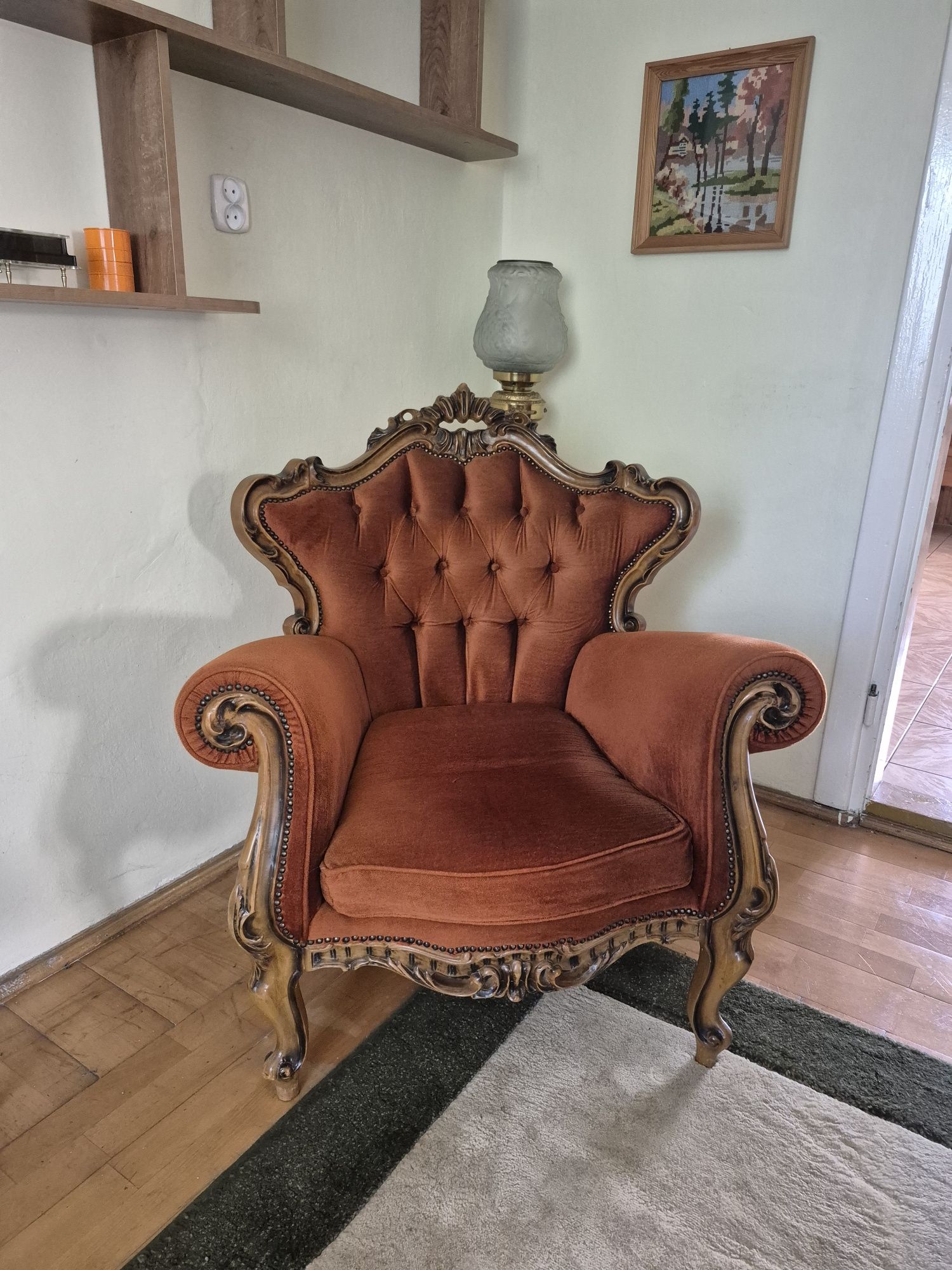 Sofa 3  i dwa fotele barok