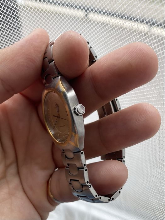 Omega Seamaster Polaris Quartz stal zloto