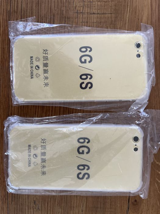 2 przezroczyste case/etui iPhone 6s.