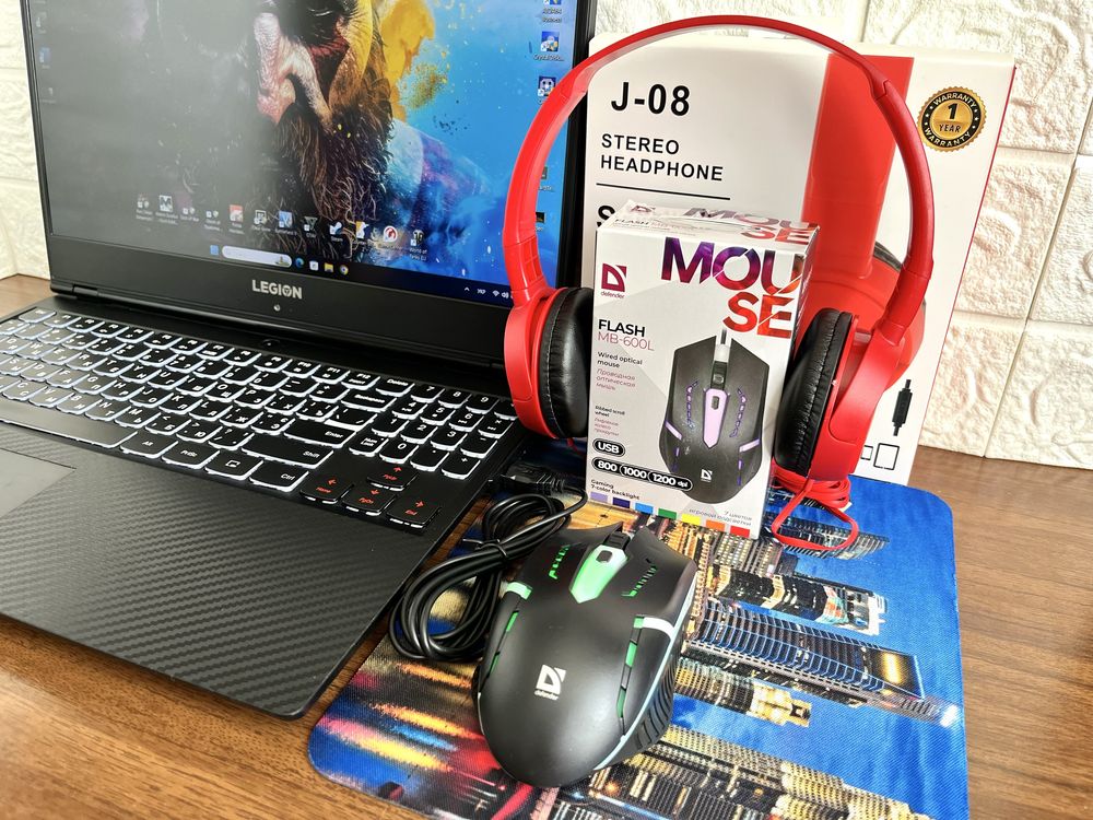 Игровой Lenovo Legion Core i7 + девайсы + игры в подарок (есть видео)