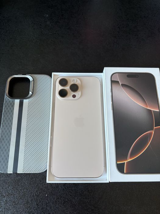 Iphone 16 pro max idealny stan  pustynny tytan