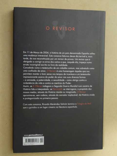 O Revisor de Ricardo Menéndez Salmón - 1ª Edição