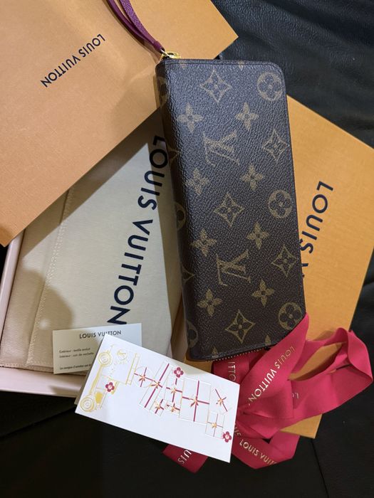 Louis vuitton portfel M60742 Clémence komolet z rachunkiem