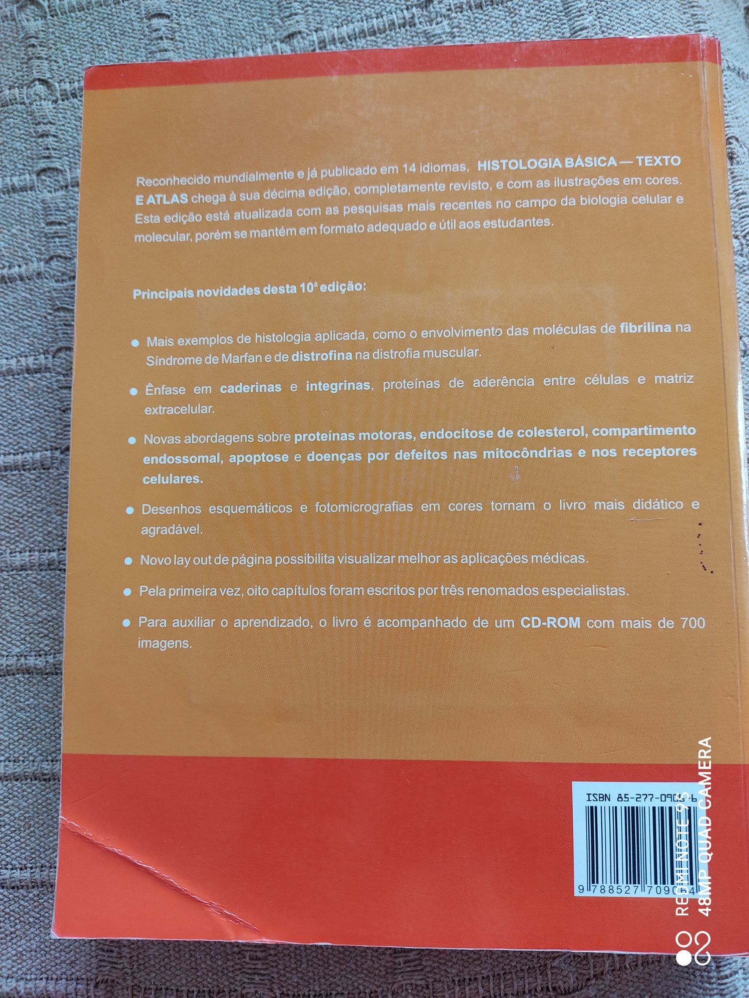 Livro Histologia Básica, Junqueira, 10 ed