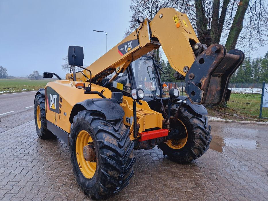 CAT TH 407 Caterpillar Perkins 2011r Bardzo dobry stan  Waga Michelin