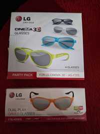 Óculos 3D LG + Óculos Dual Game LG