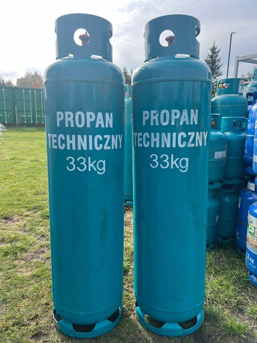 Butla gazowa 33 kg Propan - wymiana