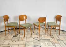 Komplet krzeseł TON VINTAGE Czechosłowacja lata 60