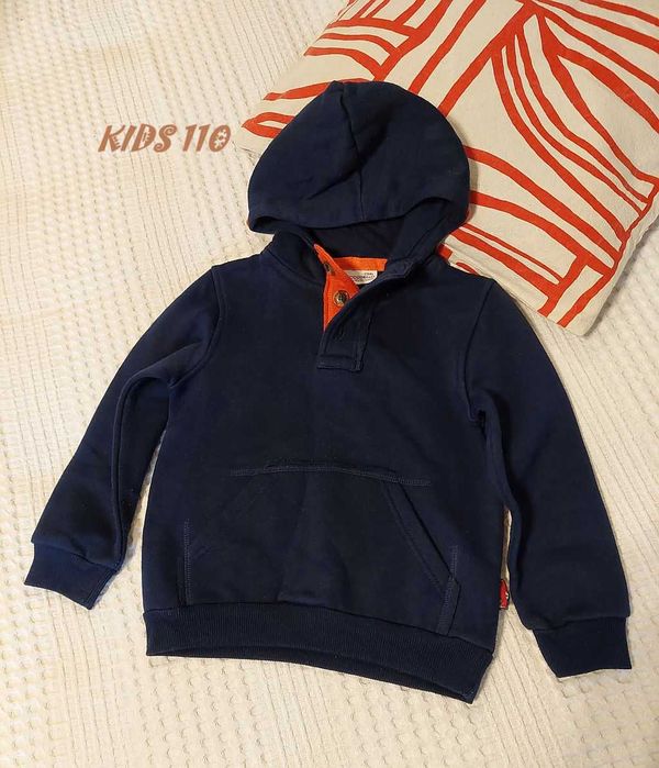 Bluza granatowa z kapturem Coccodrillo Rozm. 110