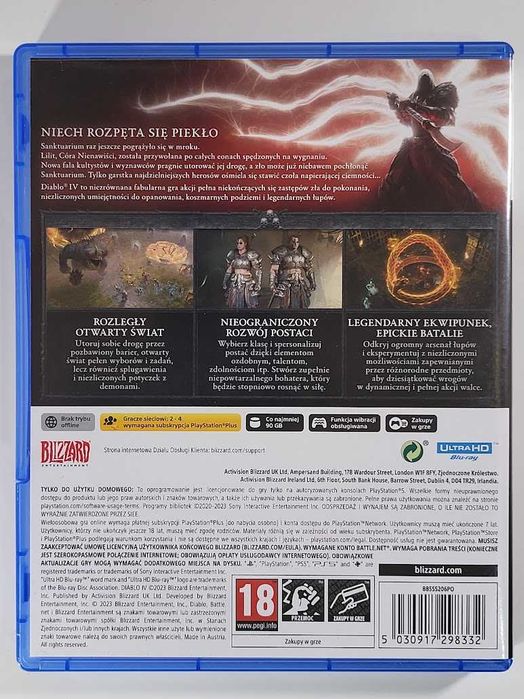 Diablo 4 / Gra PS5 / Skup gier / Gry używane / Sklep Perfect Blue