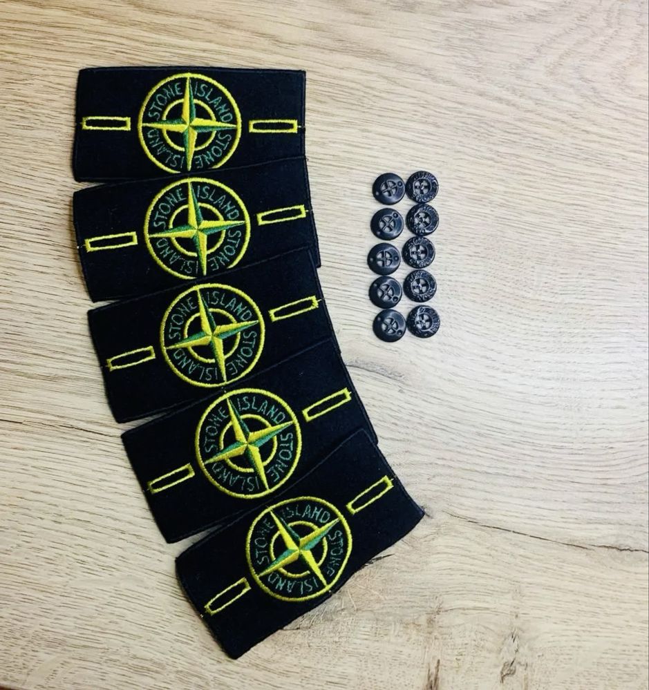 Патч Stone Island + Пуговиці