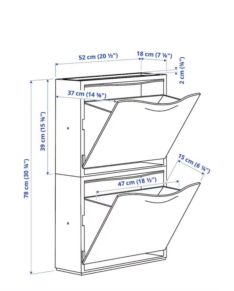 IKEA trones czarny