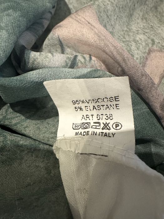 Sukienka biało zielona kwiaty duża oversize UNI kimono