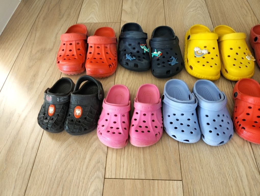 Buty, crocsy dziewczęce , chłopięce paka