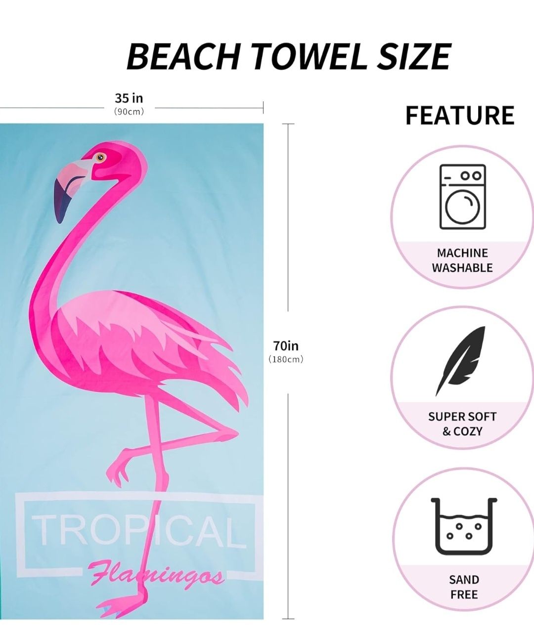 Ręcznik plażowy duży