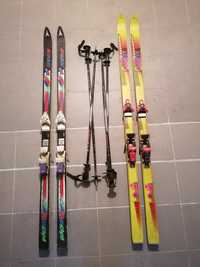 Vendo ski (skis) e batons antigos