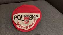 Czapka z daszkiem kaszkiet Polska Bialoczewoni bdb