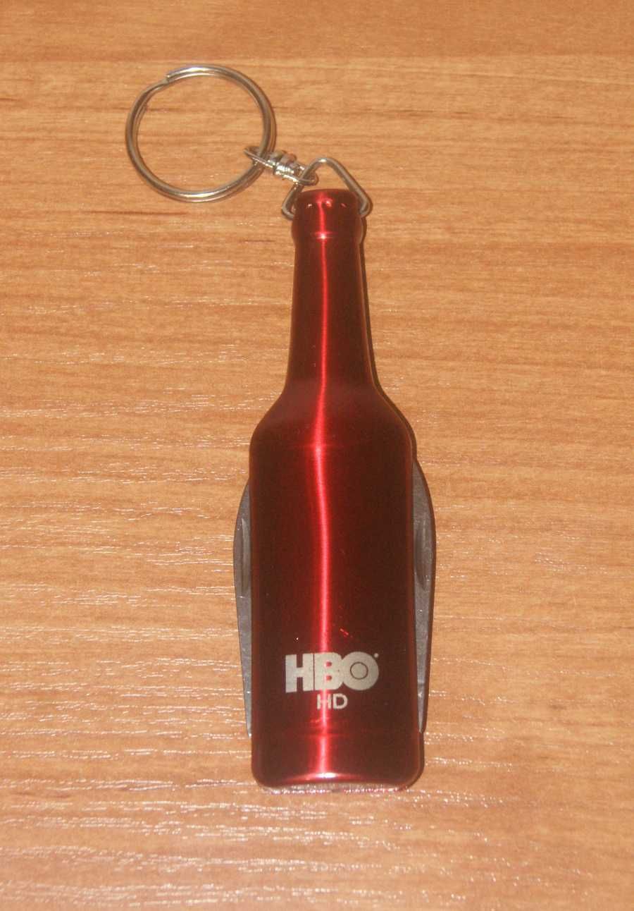 Zawieszka do kluczy butelka HBO + scyzoryk jedyny