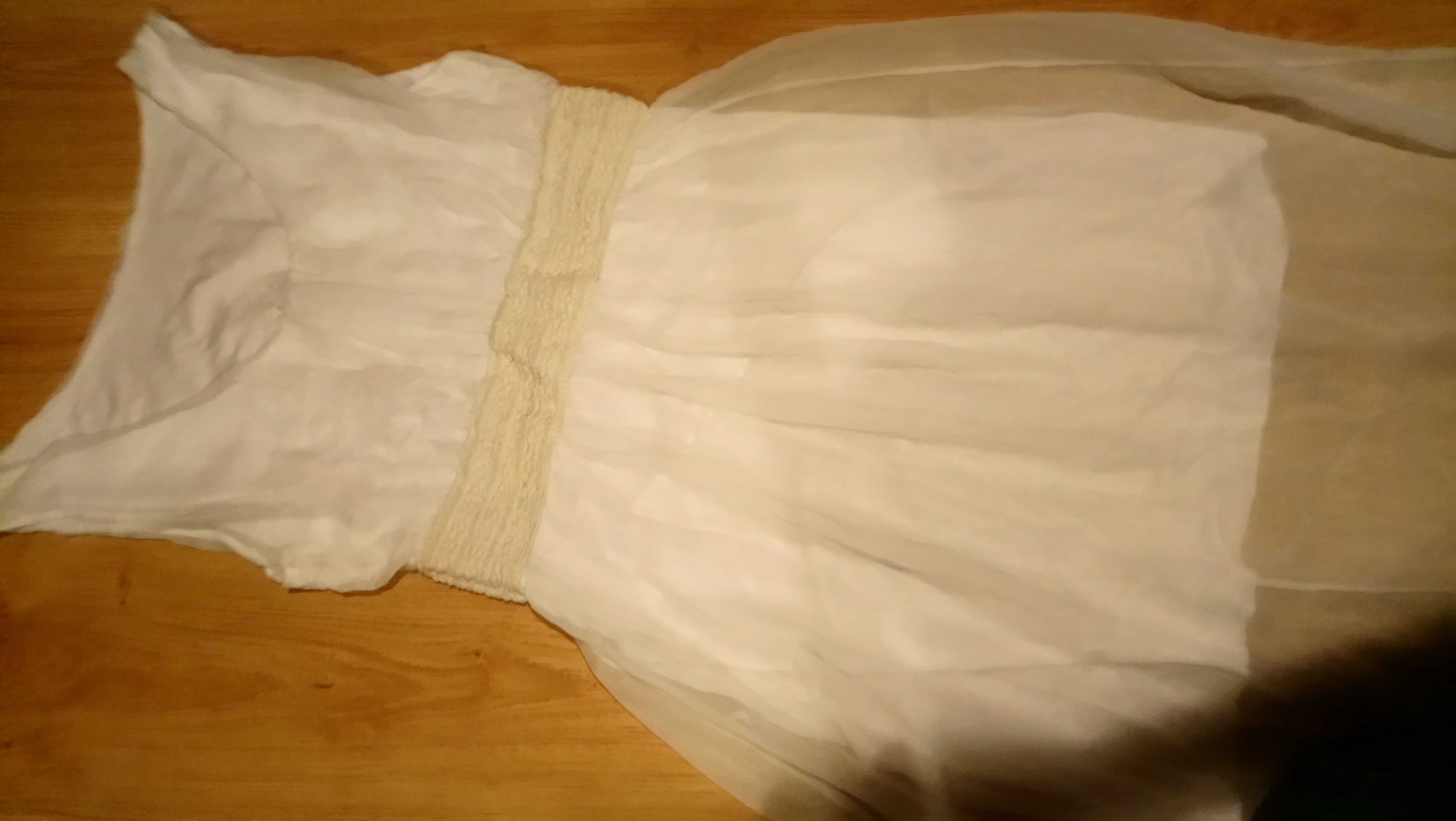 Sukienka biała , zwiewna