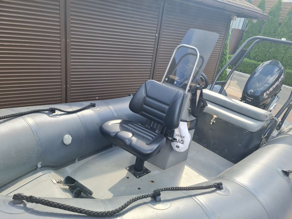 Катер rib adventure 450 + мотор Evinrude 40