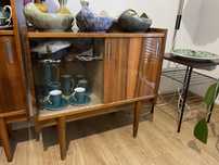 Komoda Barek Bytomskie meble lakierowane prl design lata 60