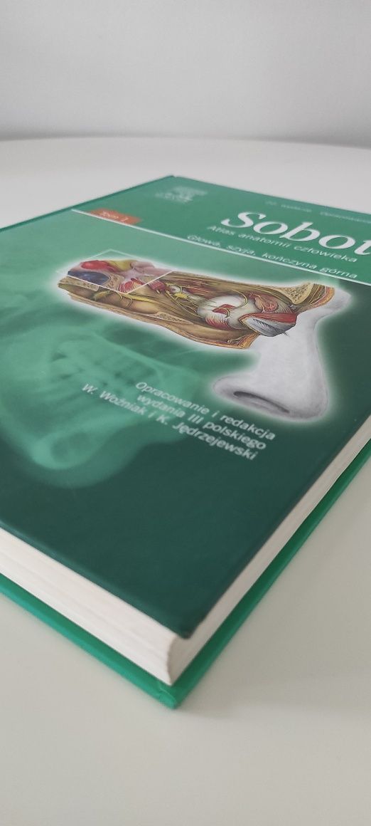 Sobotta Atlas anatomii człowieka. Tom 1, stan bardzo dobry