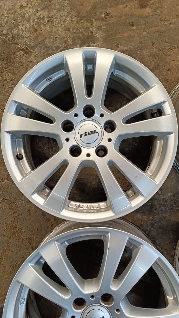 [454] Felgi Alu Rial 5x112x16 VW, Seat, Skoda, Audi, Mercedes