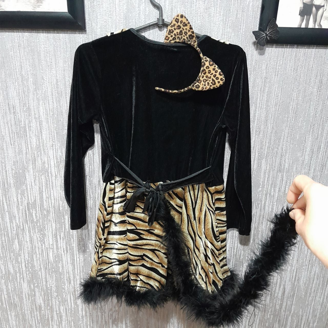 Платье костюм кошечки кошки тигра тигрицы леопарда маскарадный