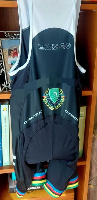 Kolarski strój na rower - dwuczęściowy