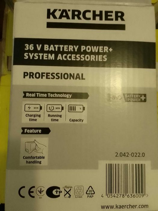 Akumulator bateria KARCHER 2.042-022.0 6.0Ah 36 V nowy oryginalny