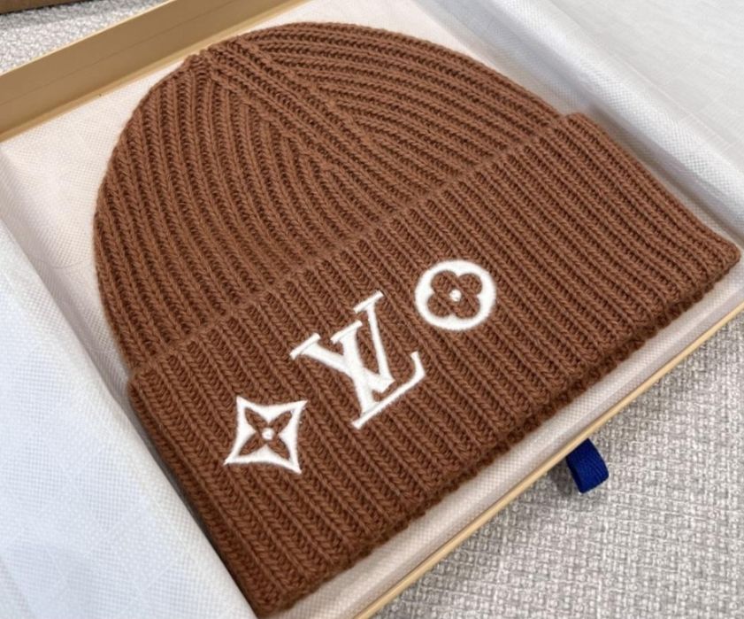 Louis vuitton шапка 100% шерсть 54-62 см.
