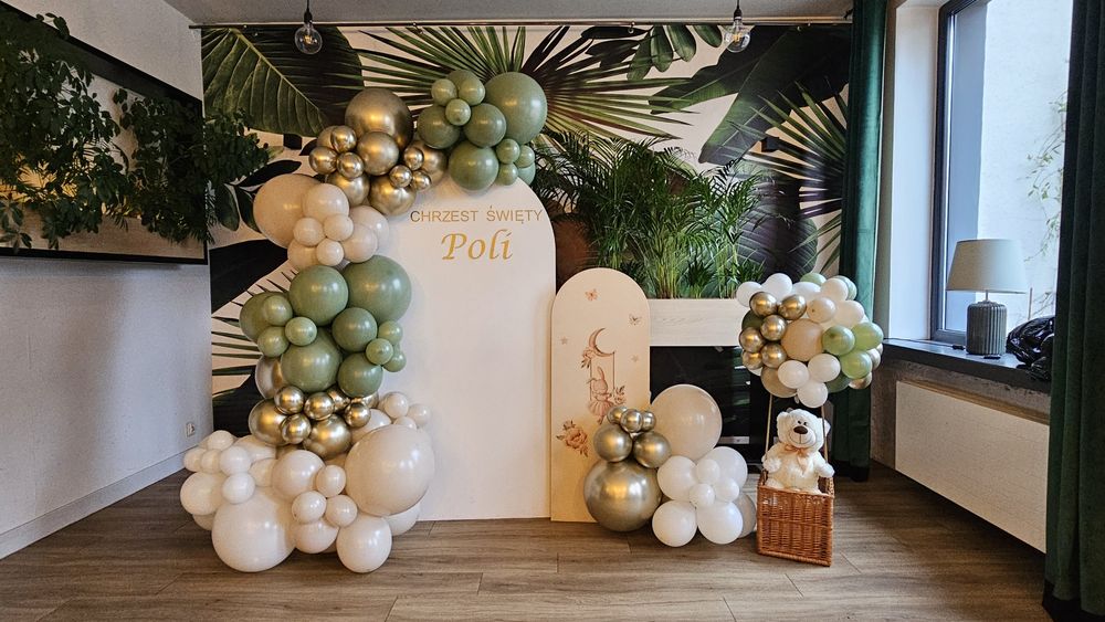 Ścianka dekoracja balony girlanda