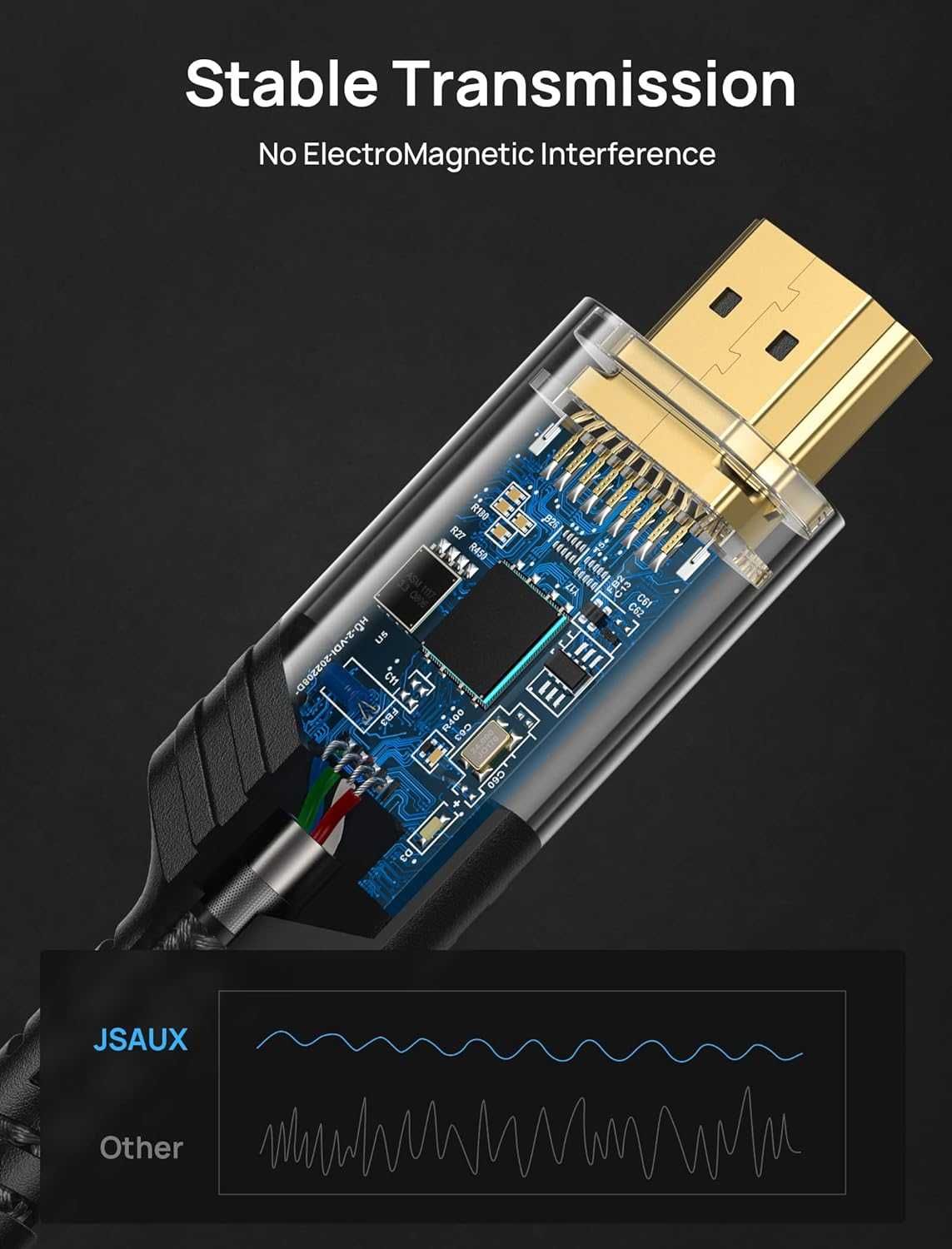 Kabel HDMI 8K JSAUX - 3m