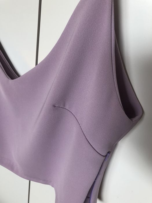 Zestaw sukienka z topem szyte na miarę dla druhny