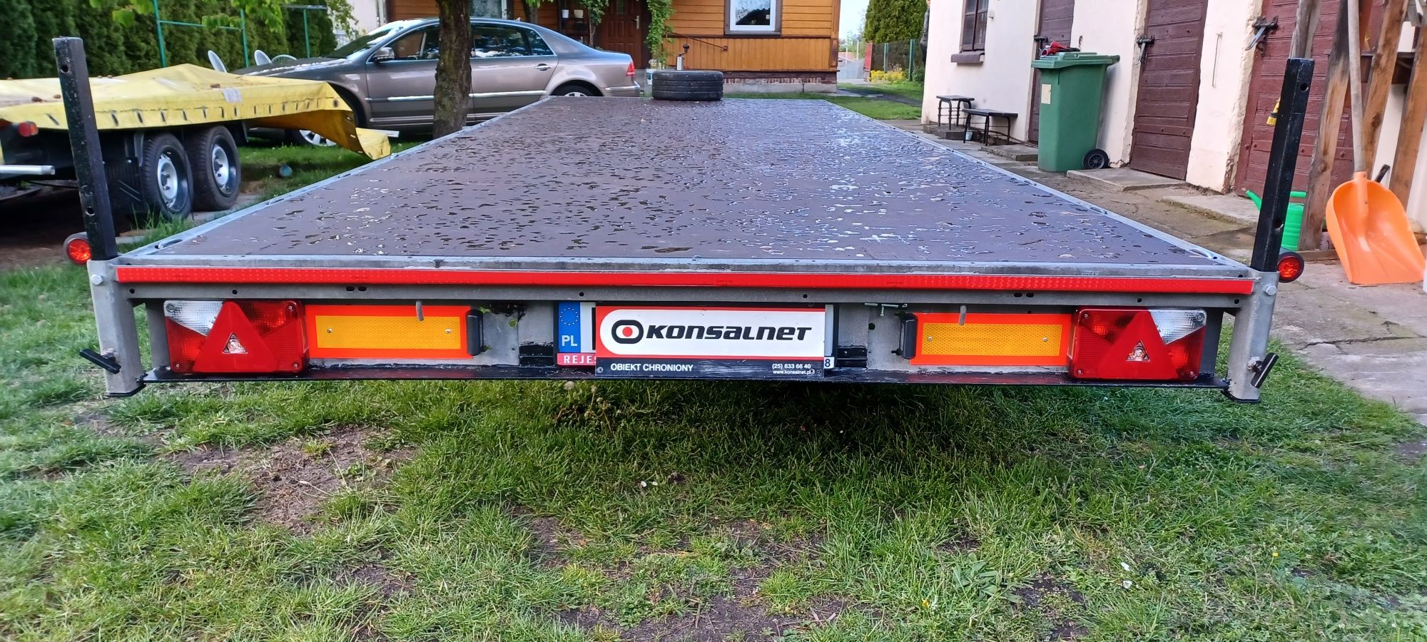 J.Nowa Duża Mocna Przyczepa Platforma "EDUARD"6,05/2,00m DMC 3500KG