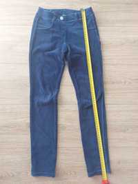 Spodnie legginsy rurki sztruks dla dziewczynki r. 140