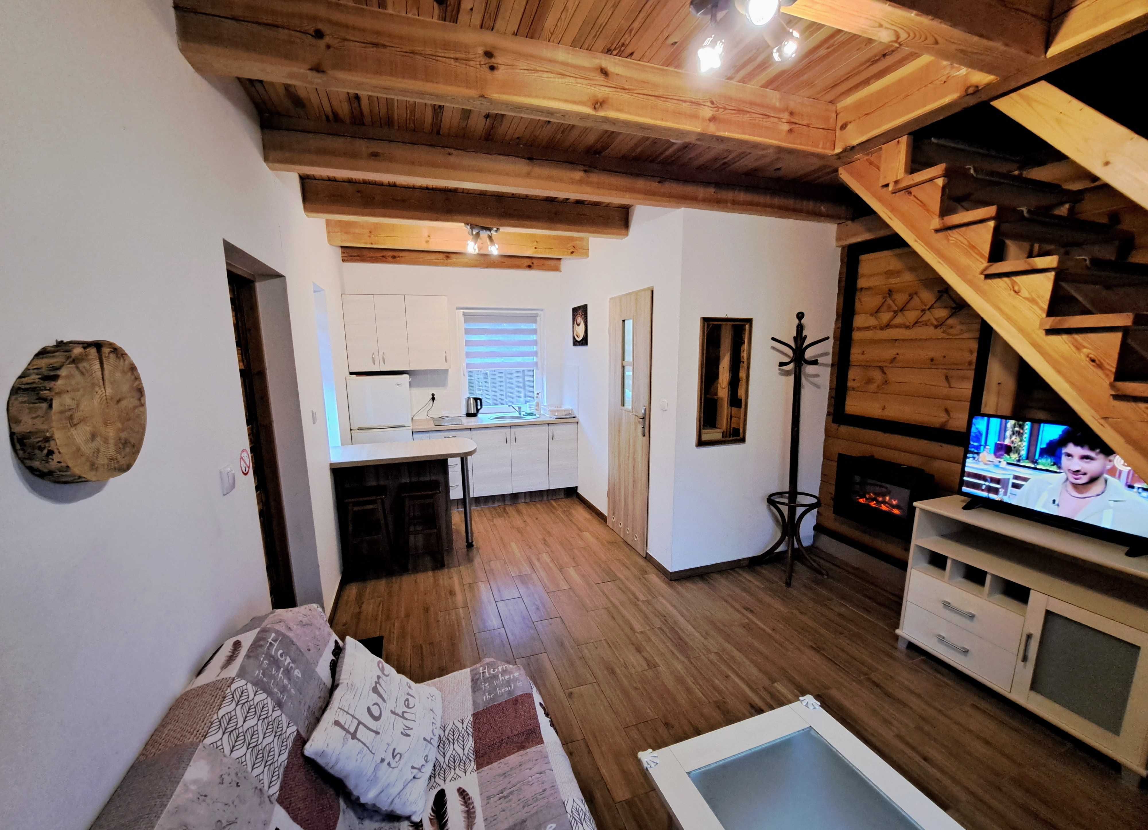 Domek / apartament w Puszczy Augustowskiej - balia / jacuzzi