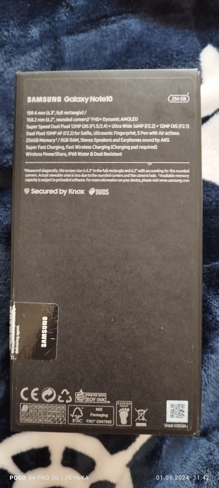 Samsung galaxy note 10 256