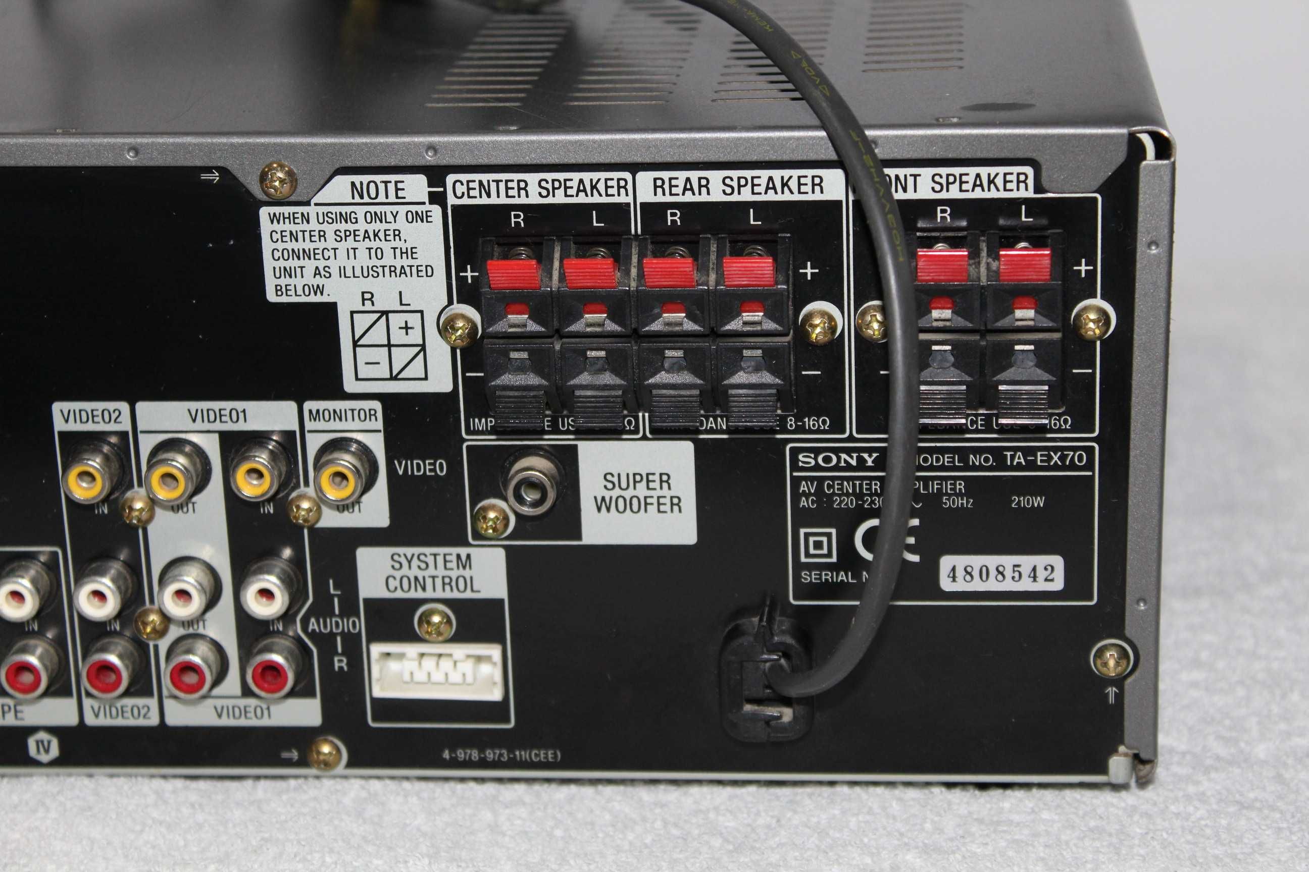 SONY EX70AV Amplituner wzmacniacz kino domowe 5.1 Wysyłka