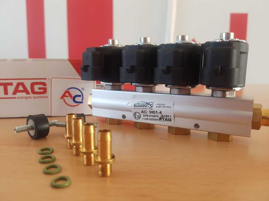 Повний комплект 4го покоління. Стаг, форсунки Стаг, балон 42 л