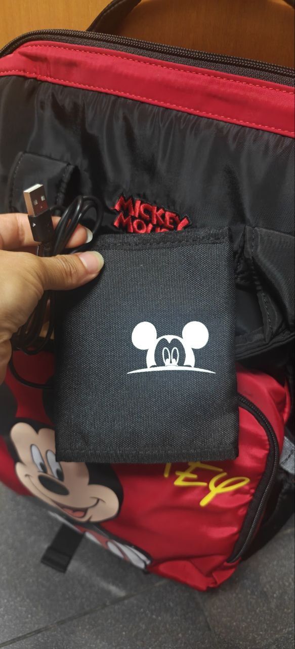Mochila para mãe/bebé Mickey