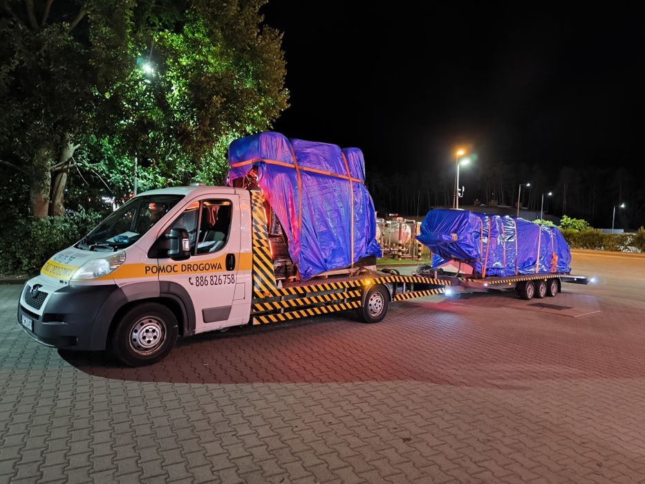 Pomoc Drogowa holowanie auta laweta transport Łodzi jachtów 10 m